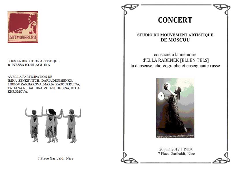 Nice: Concert Studio du Mouvement Artistique de Moscou